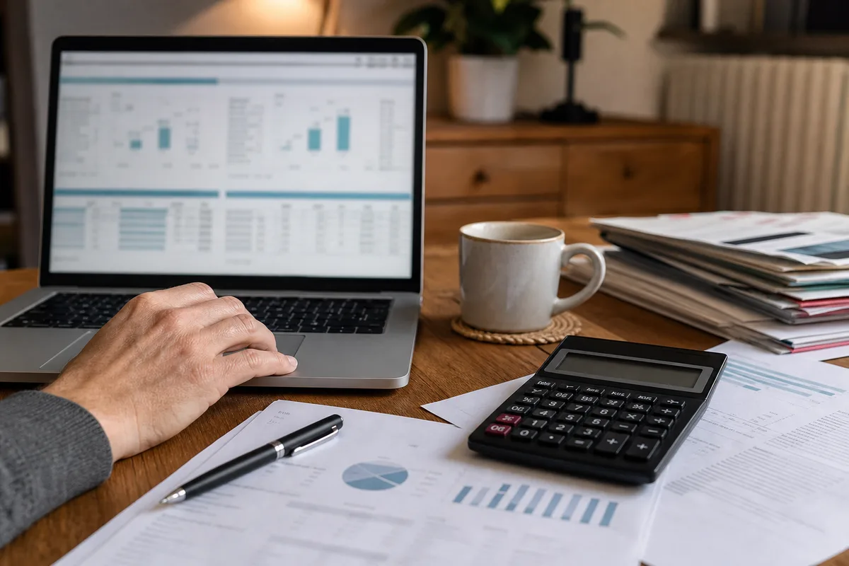 Devis d&rsquo;assurance auto comparés sur un ordinateur portable